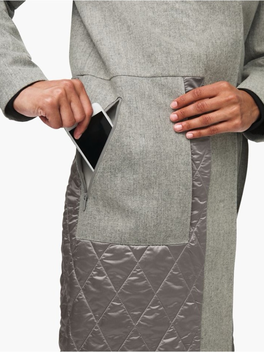 Lululemon Roam Far Wool Coat
Heathered Silver Graphite / Steam - Picture 2 of 14